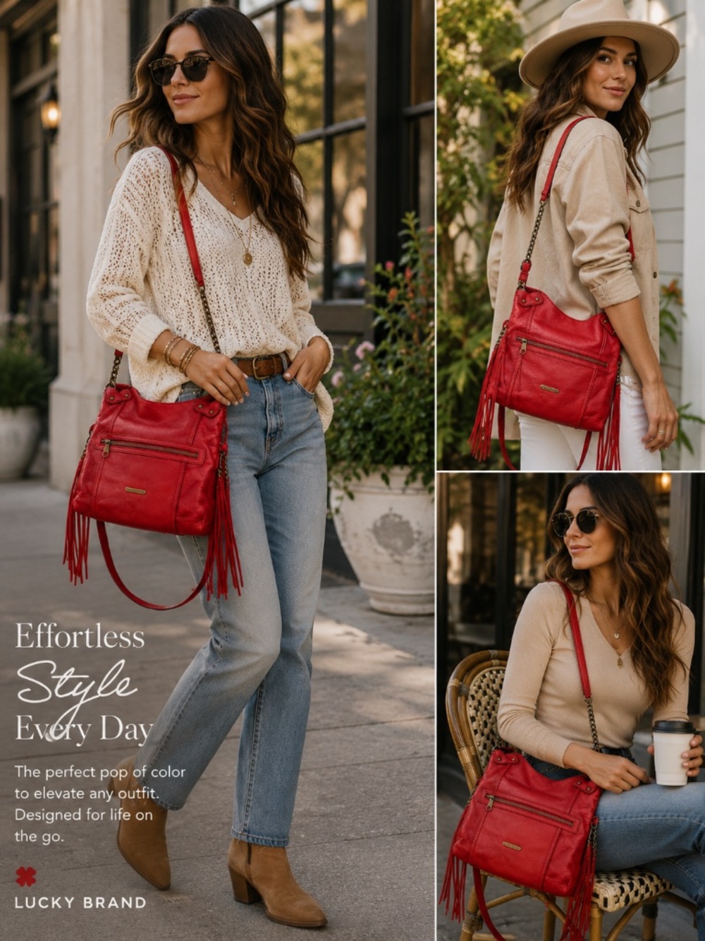 Leather Purse Red
